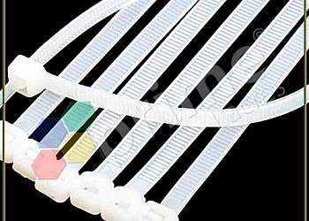 Abraçadeira nylon branca Abraçadeira nylon branca