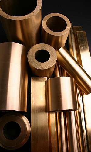 Barra de bronze sextavada Barra de bronze sextavada