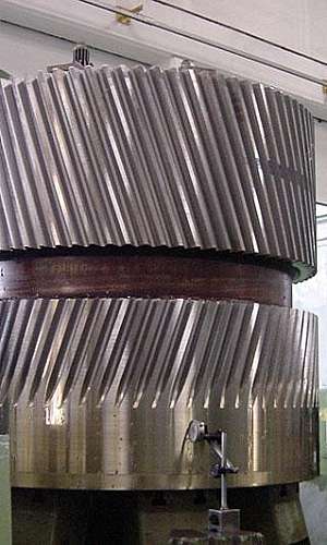 Engrenagem bi helicoidal Engrenagem bi helicoidal