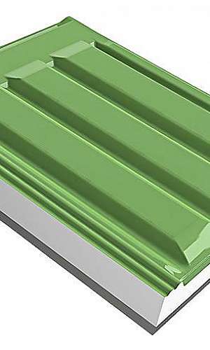 Molde para telha de concreto Molde para telha de concreto