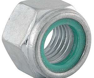 Porca com trava de nylon Porca com trava de nylon